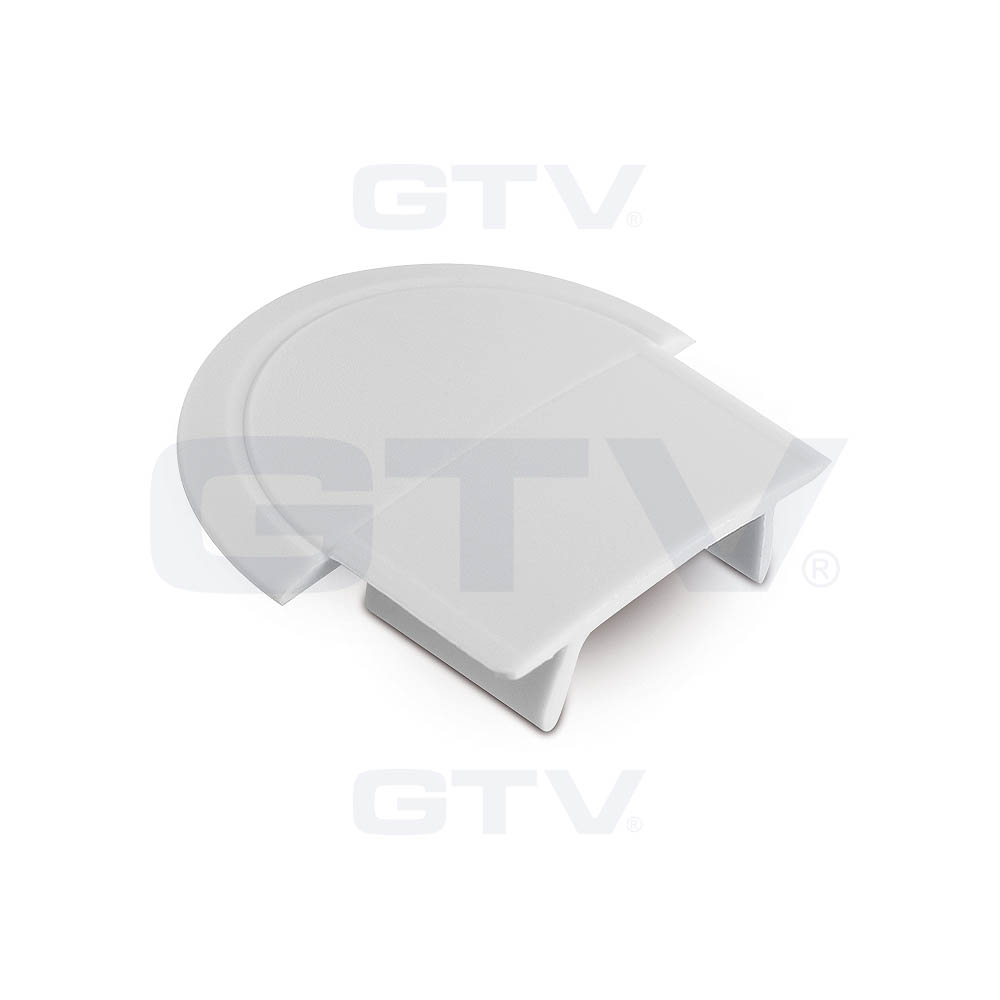 Заглушка для алюм профиля серебро GTV PA-ZASGLAX-00