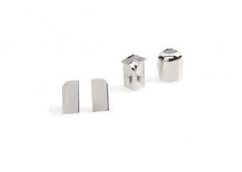 Комплект фурнитуры 034 шампань к плинтусу  211 инокс горизонтальному OPES