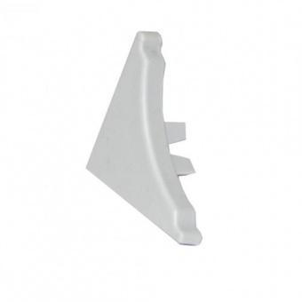 Заглушка REHAU универсальная к плинтусу 116 светло-серая 