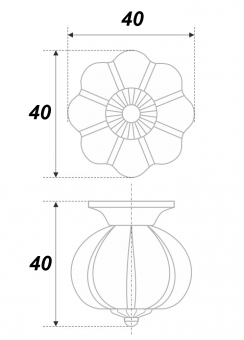 Мебельная ручка POLLY RC055AB.3/BL17