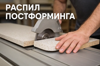 Раскрой постформинга прямолинейный